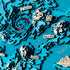 Close-up of laser-cut wooden layers highlighting Kul Tiras and Zandalar.